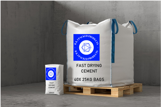 PALLET OF FAST DRYING CEMENT (40X 25KG BAGS)